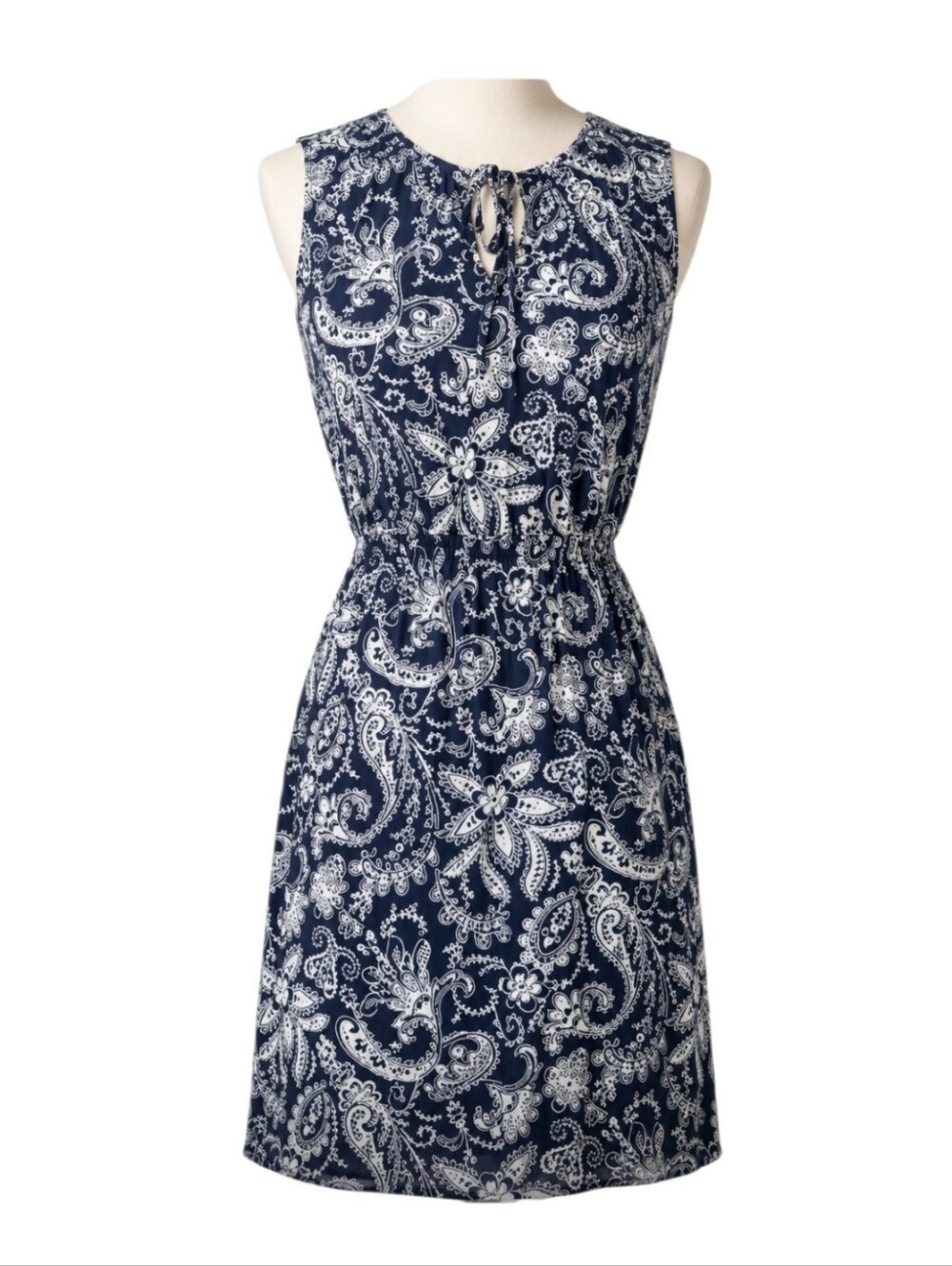 Loft Ann Taylor Paisley Dress-Size Small Petit